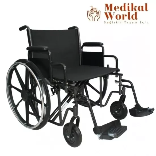 Poylin P114 XXL Size ( 61-66 cm ) Bariatrik Tekerlekli Sandalye